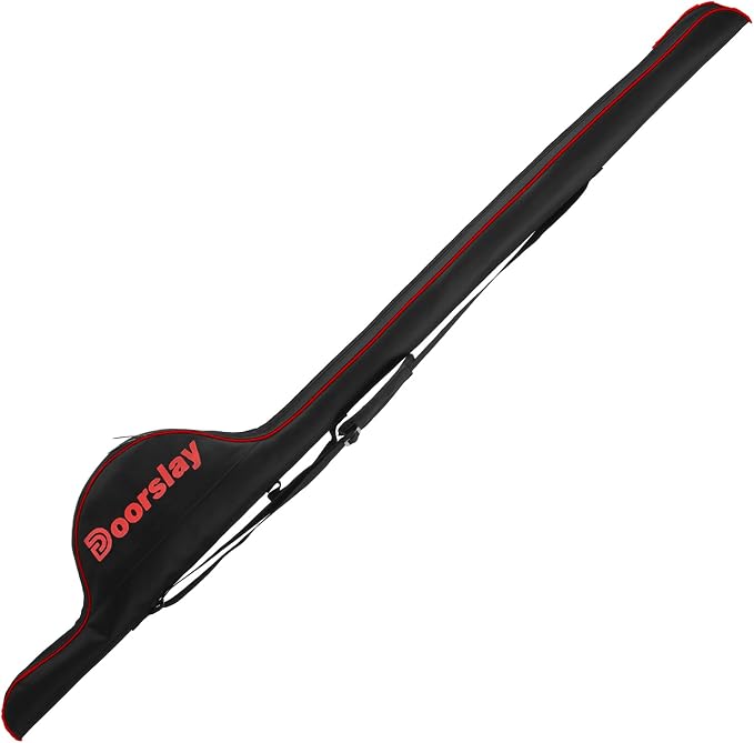 Fishing Rod Bag - 63 Inch Rod & Reel Protective Case, Portable Folding Pole Case, Waterproof Tackle Storage & Organizer