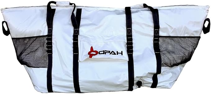 Opah Gear Fathom 7 Insulated Fish Kill Cooler Bag for Cow Tuna, 82' L x 30' W x 36' H, Heavy Duty, Marine-Grade Vinyl, UV Resistant, Camping & Fishing