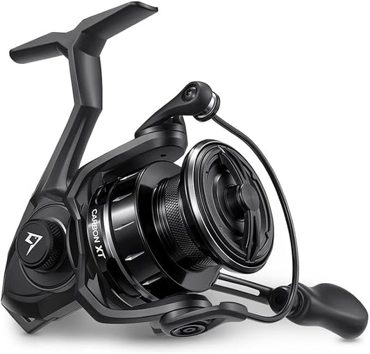 Piscifun Carbon XT Spinning Reels, Light to 5.5oz, Carbon Frame and Rotor, 22LBs Max Drag, 8+1 Shielded BB, 5.2:1 Gear Ratio, Smooth Powerful Freshwater Spinning Fishing Reel