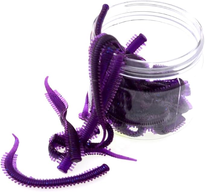 90pcs Soft Fishing Lure Super Soft TPE Worm Bait Elastic Durable Environmental Earthworm Neried ﻿