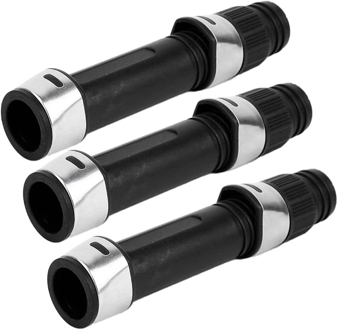 3PCS Fishing Rod Reel Seat Set - Spinning & Casting Rod Building or Repair Accessory, Durable PVC Reel Seat Tackle for Freshwater & Saltwater Fishing