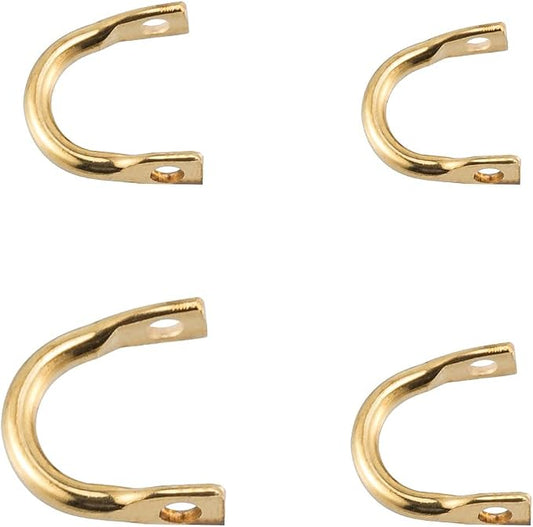 Dr.Fish 100 Pack Fishing Spinner Clevises Easy Spin Brass Clevises Spoon Spinnerbait Lure Making Supplies Spinner Parts Accessoires Freshwater