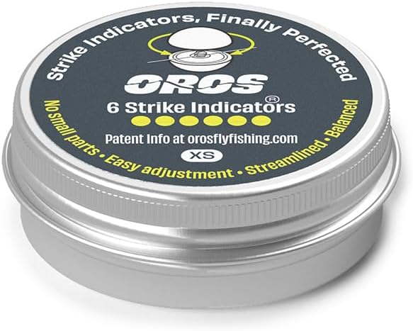 Oros Strike Indicators for Fly Fishing, Reusable Foam Nymph Indicators, High Visibility Trout Fishing Float, Assorted Sizes