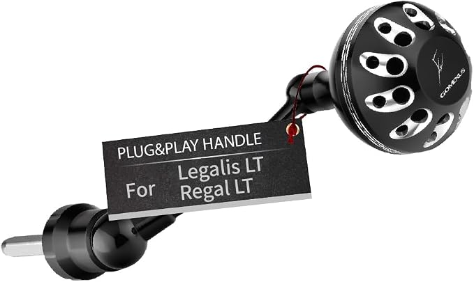 GOMEXUS Power Handle Compatible for Daiwa Revros LT Regal LT Legalis LT Crossfire LT Elimilator QR Ultralight Fishing Reel Crank 【Please Pay Attention to [Style Name] When selecting】