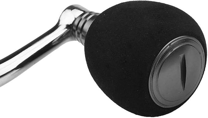 Fishing Reel Handle, Reel Rocker Arm Replacement Power Handle Metal Rocker Arm Grip for Spinning Fishing Reel(Silver Medium for 2000 & 3000)
