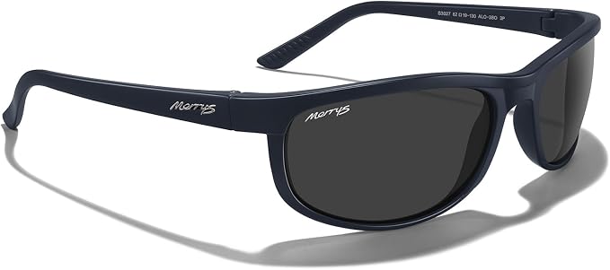 MERRY'S Wrap Around Sport Polarized Sunglasses for Men Women Driving Fishing Cycling Running UV400 Protection S3027