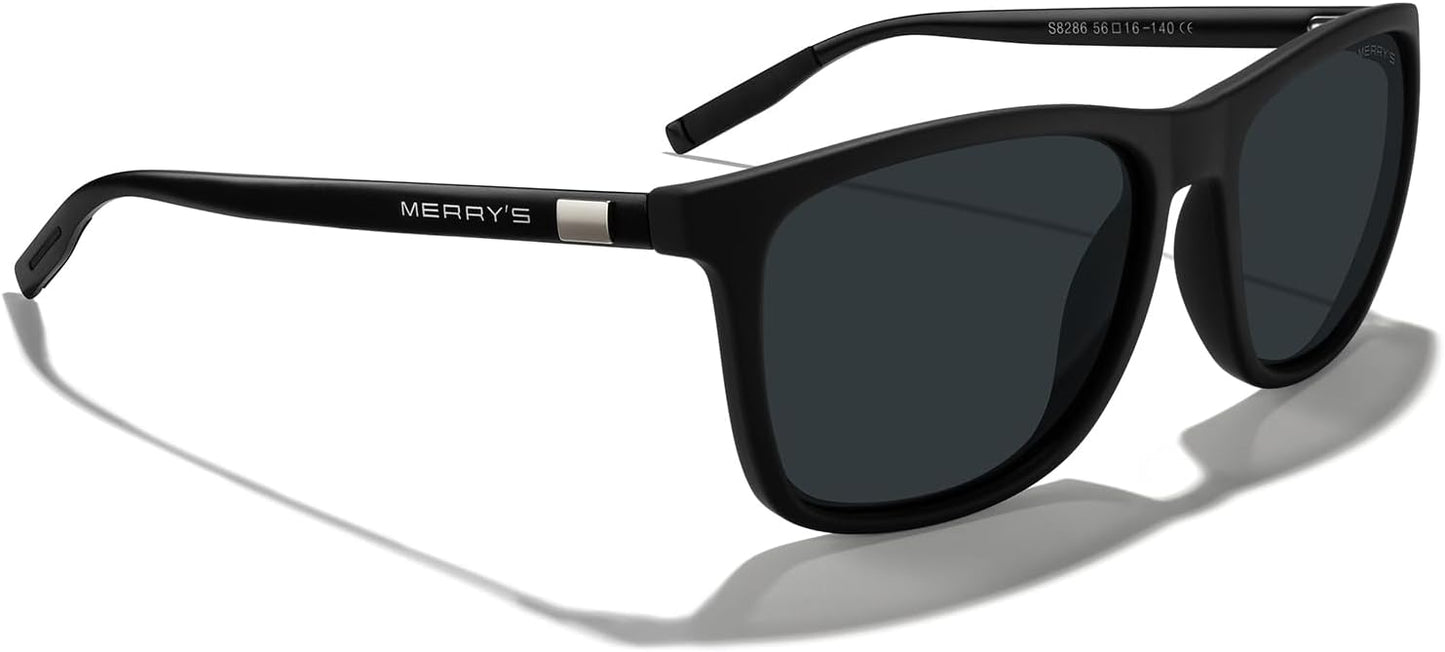 MERRY'S Unisex Polarized Aluminum Sunglasses Vintage Sun Glasses For Men/Women S8286