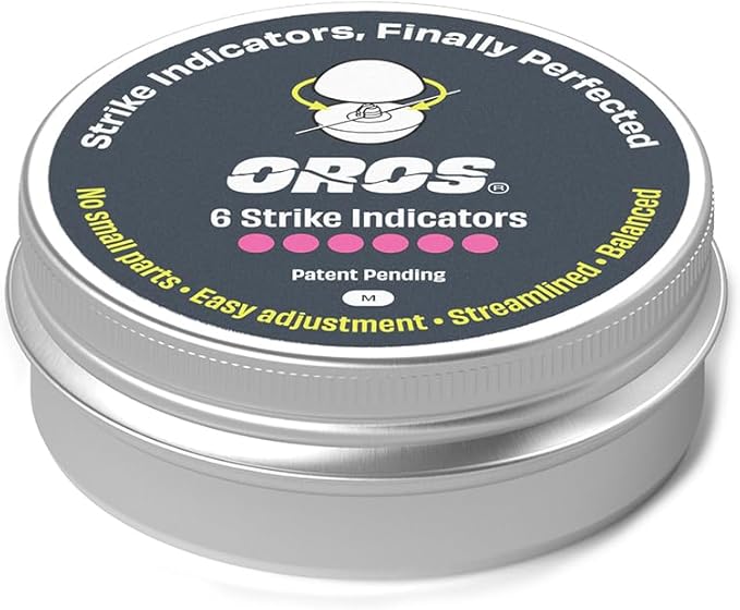 Oros Strike Indicators for Fly Fishing, Reusable Foam Nymph Indicators, High Visibility Trout Fishing Float, Assorted Sizes