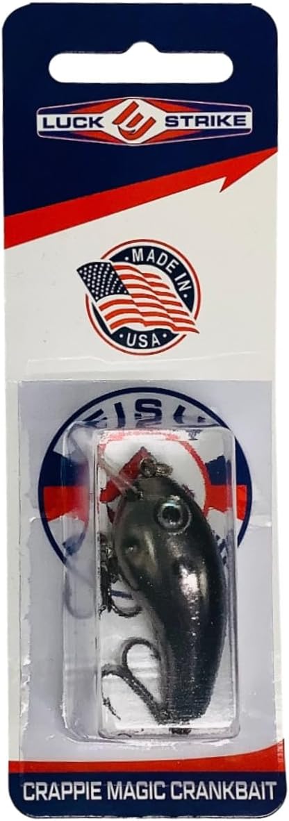 Luck E Strike Crappie Magic Crankbait (2 Inch Crappie Lure) Made in The USA