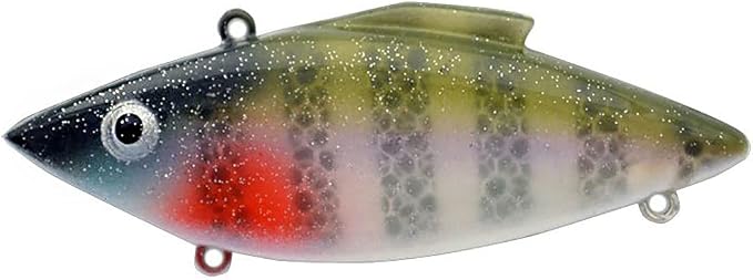 Bill Lewis Lures Lifelike Rat-L-Trap Magnum Trap 3/4 OZ Lipless Crankbait Fishing Wobble Freshwater Lure for Black Bass