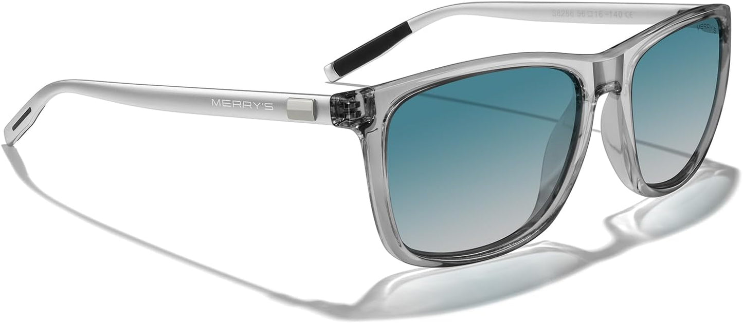MERRY'S Unisex Polarized Aluminum Sunglasses Vintage Sun Glasses For Men/Women S8286