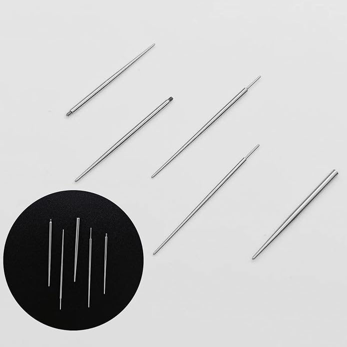 14G 16G 18G 20G Piercing Taper Piercing Ball Grabber Tool Stainless Steel Flat Back Earring Applicator Tool Threadless Insertion Pin Curved Body Piercing Kit for Ear/Nose/Navel/Lip/Eyebrow