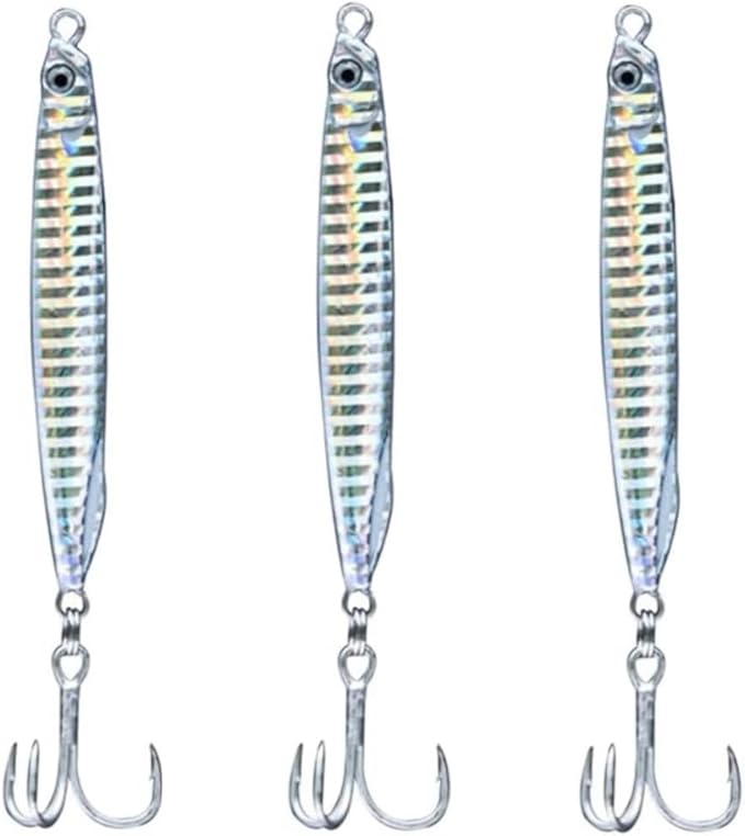Saltwater Fishing Lures Fishing Jigs Fishing Spoons for Striped bass, Pompano, Spanish Mackerel ，Bluefish