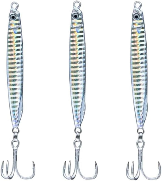 Saltwater Fishing Lures Fishing Jigs Fishing Spoons for Striped bass, Pompano, Spanish Mackerel ，Bluefish
