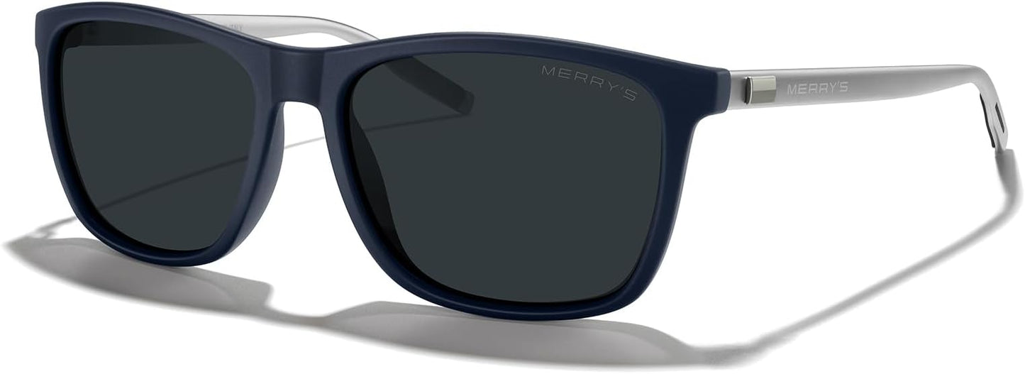 MERRY'S Unisex Polarized Aluminum Sunglasses Vintage Sun Glasses For Men/Women S8286