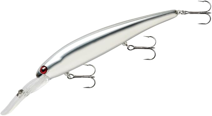 Bandit Lures 4 3/4-Inch Slender Minnow Jerkbait Trolls Up to 27 Feet Deep, Universal Color Patterns, 1 Piece