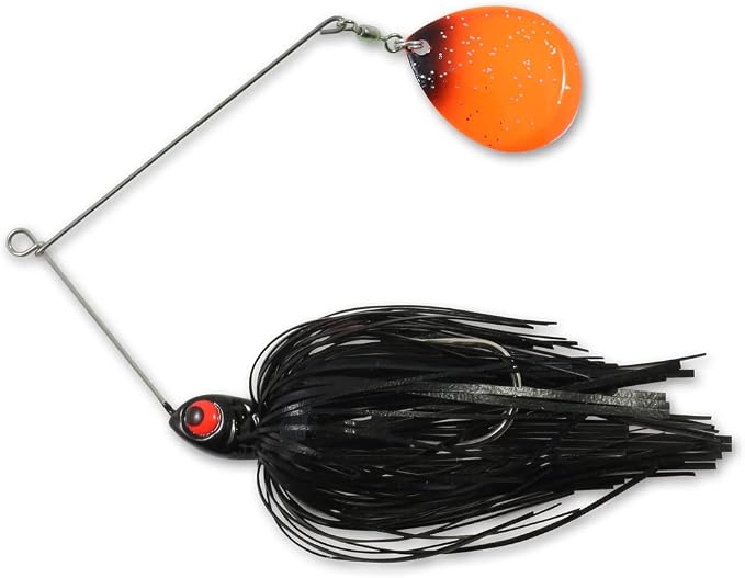 Northland Fishing Tackle Reed Runner Single Spin - Premium Spinner Baits for Freshwater - Assorted Lures for Bass, Pike, and Musky in 15 Colors & 3 Sizes