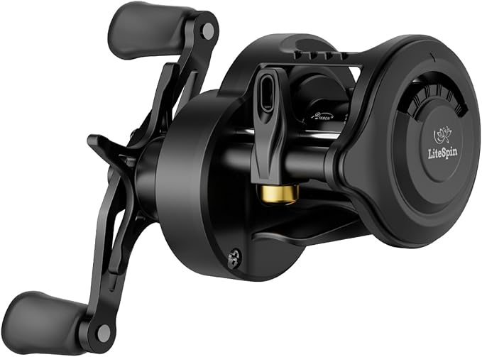 Colorful Baitcasting Fishing Reel Portable Rotates with Electronic Charging for Smooth Casting Colorful Baitcasting