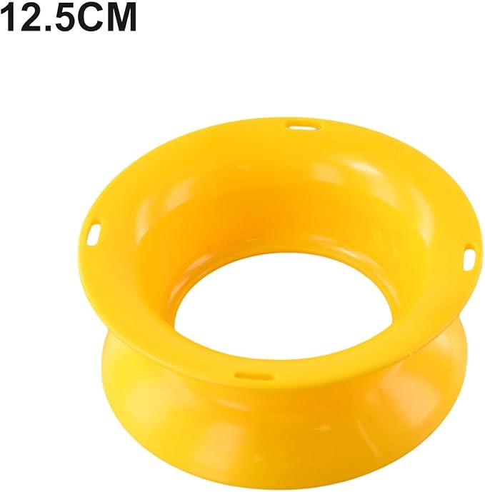 Lightweight PP Hand Reel for Throw Line and Hand-Line Fishing, No Backlash Tangle-Free Design, Portable Kite Line Winder for Surf and Beach Casting, Random Color, 16cm Outer Diameter(12.5cm)