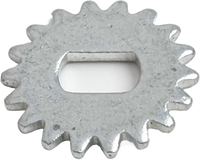 Spinner Wheel Ratchet Gear for Fishing Reels – Metal Replacement Part for Spindle Assembly, Left/Right Hand Swap Design, 11.5–23 mm Diameters, 1 g Lightweight, Pack of 1