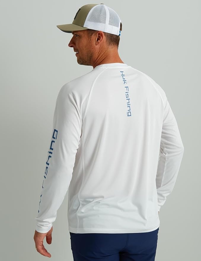HUK Men's Pursuit Vented Long Sleeve Fishing Shirt (+30 UPF)