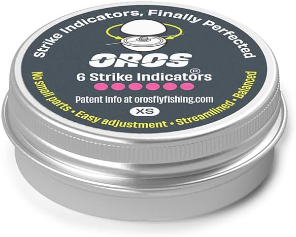 Oros Strike Indicators for Fly Fishing, Reusable Foam Nymph Indicators, High Visibility Trout Fishing Float, Assorted Sizes