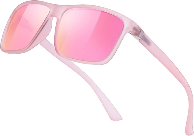 Sunglasses Men Polarized Sunglasses for Mens and Womens,Black Retro Sun Glasses Driving Fishing UV Protection