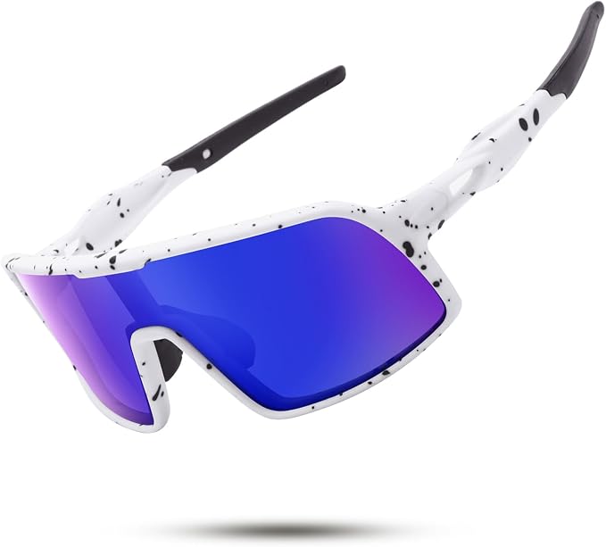 SEKKAF Polarized Sports Sunglasses for Men and Women Cycling Glasses UV Protection Goggles for Mountain Bike Running Fishing