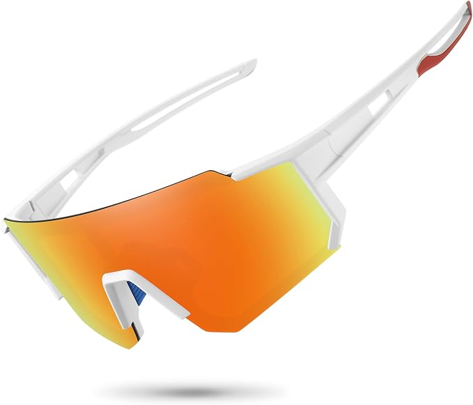 STORYCOAST Polarized Sports Sunglasses for Men Women,Driving Fishing Cycling Mountain Bike Sunglasses UV400 Protection