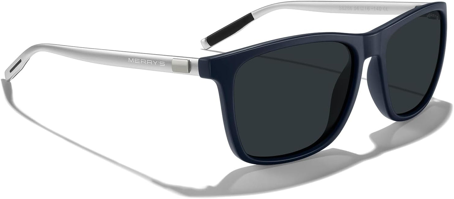 MERRY'S Unisex Polarized Aluminum Sunglasses Vintage Sun Glasses For Men/Women S8286