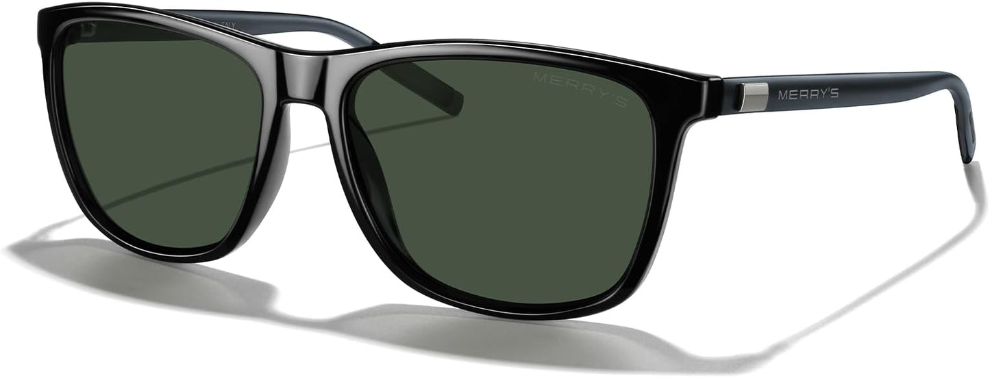 MERRY'S Unisex Polarized Aluminum Sunglasses Vintage Sun Glasses For Men/Women S8286