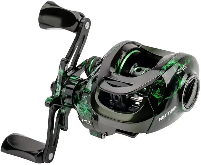 Fishing Baitcasting Reel, Baitcaster Fishing Reels with 18+1BB Stainless Steel Ball Bearings,Magnetic Braking System for Fishing Saltwater Freshwater, Available in 7.2:1