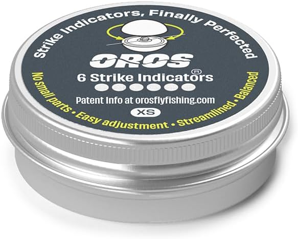 Oros Strike Indicators for Fly Fishing, Reusable Foam Nymph Indicators, High Visibility Trout Fishing Float, Assorted Sizes