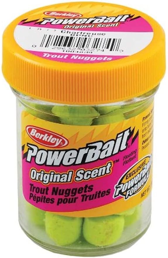 Berkley PowerBait Power Nuggets Fishing Dough Bait, Assorted Colors, Scent Dispersion Technology, Irresistible Scent and Flavor, Moldable and Easy to Use