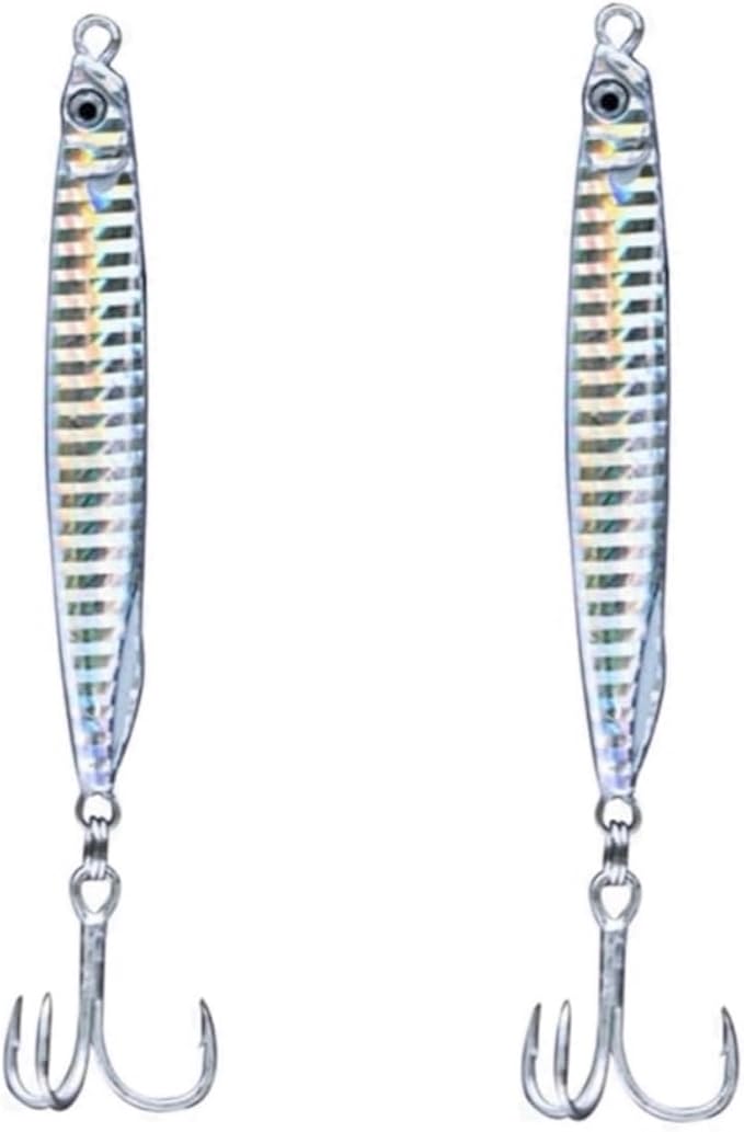 Saltwater Fishing Lures Fishing Jigs Fishing Spoons for Striped bass, Pompano, Spanish Mackerel ，Bluefish
