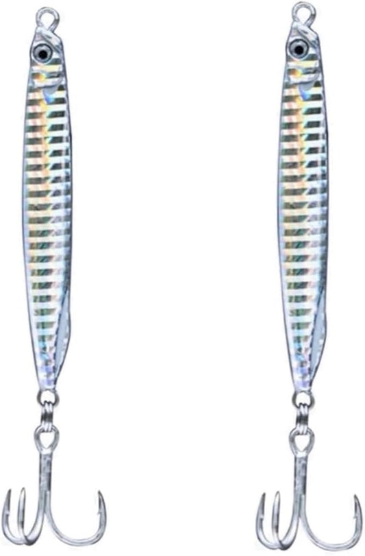 Saltwater Fishing Lures Fishing Jigs Fishing Spoons for Striped bass, Pompano, Spanish Mackerel ，Bluefish