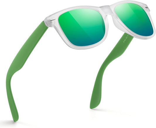 FEIDUSUN Sunglasses Men Polarized Sunglasses for Mens and Womens,Black Retro Sun Glasses Driving Fishing UV Protection