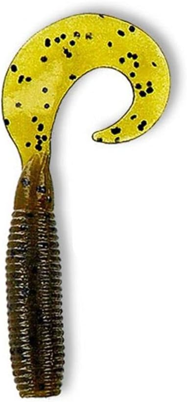 Yamamoto 5" Single Tail Grub Soft Plastic Fishing Angling Swimbait Lures with Tail-Curling Action - 20 Pack