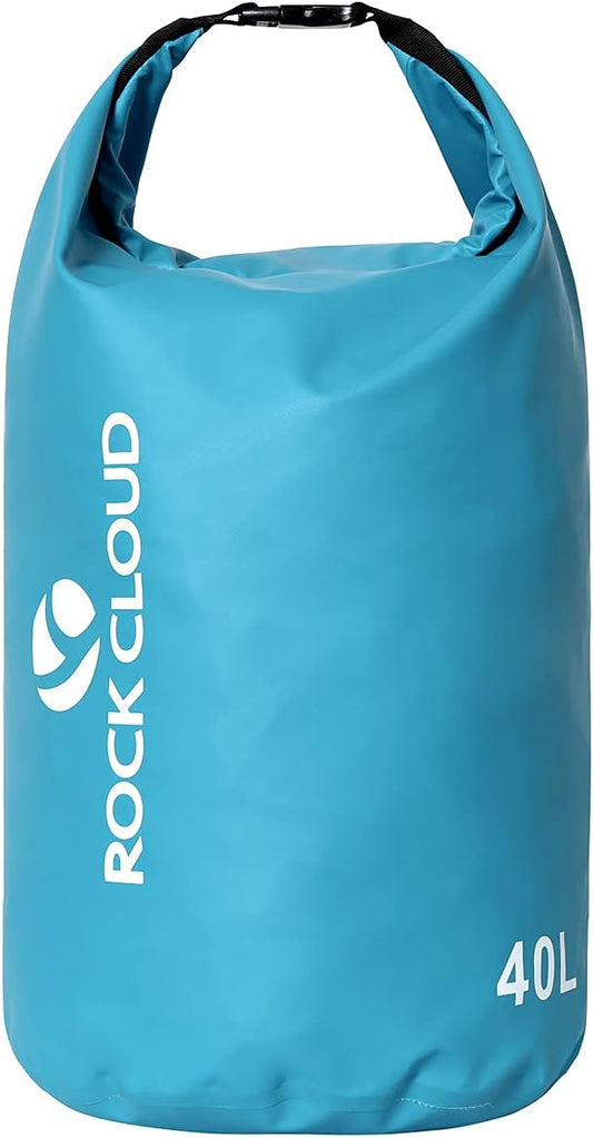 ROCK CLOUD Dry Bag Waterproof 40L Dry Sack for Kayaking Rafting Boating Beach Surfing Swimming Canoe Camping Hiking Fishing Ski