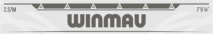 Winmau Darts Oche Line - High Visibility Throw Line Marker with Toe Markers for Consistent Stance - Self-Adhesive, Sticks to Hard Floors (Wood/Tile/Laminate) - Regulation Distance