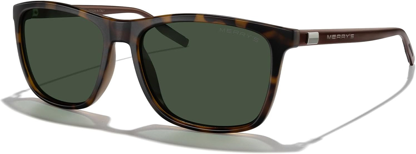 MERRY'S Unisex Polarized Aluminum Sunglasses Vintage Sun Glasses For Men/Women S8286