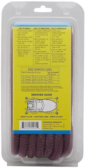 Seachoice Double-Braid Nylon Dock Line