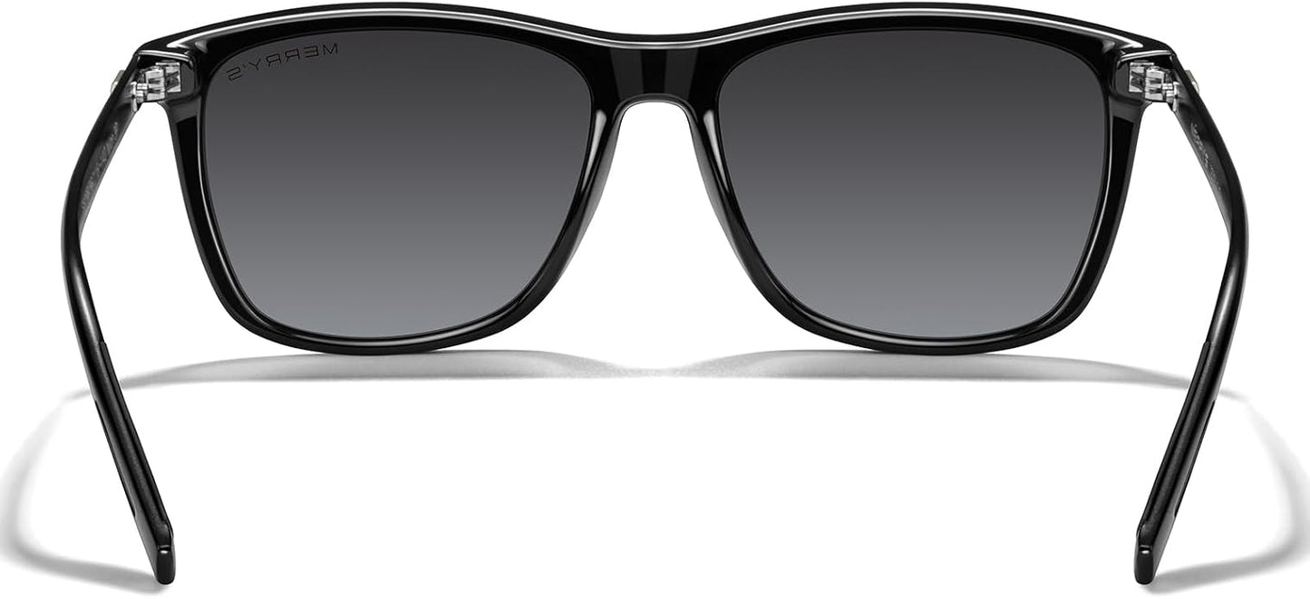MERRY'S Unisex Polarized Aluminum Sunglasses Vintage Sun Glasses For Men/Women S8286