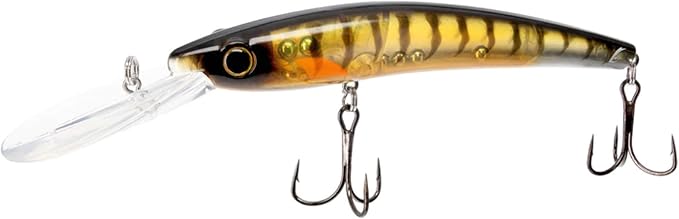 Bill Lewis Fishing Lipless Lifelike Trolling Precise Walleye Crankbait Lite with Two Large Mustad Triple Grips