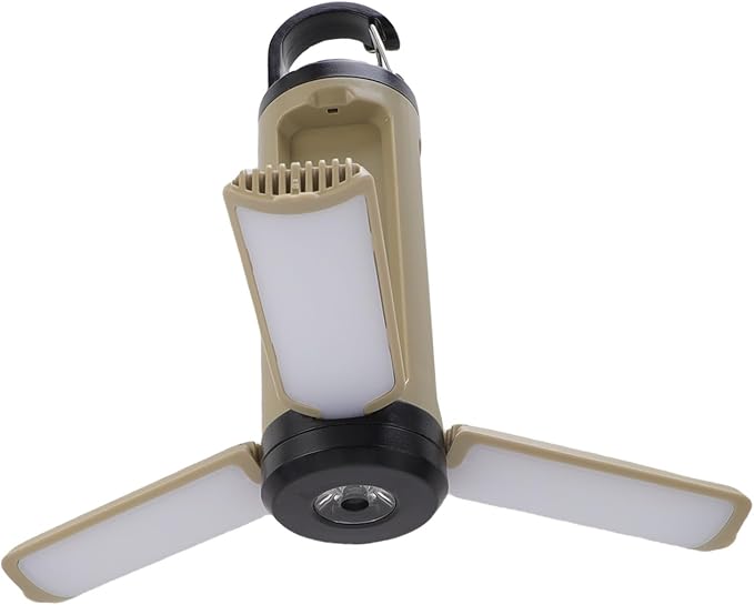 Fafeicy LED Camping Lantern, Rechargeable Foldable Light with 2000mAh Battery, 6 Modes for Outdoor Hiking and Fishing