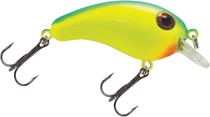 Luck E Strike Crappie Magic Crankbait (2 Inch Crappie Lure) Made in The USA