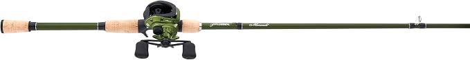 Pflueger Monarch Low Profile Baitcast Reel and Fishing Rod Combo