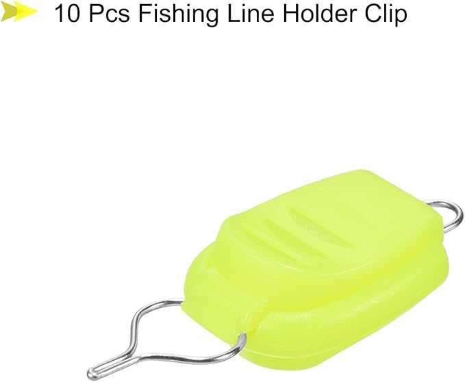 PATIKIL Fishing Line Holders, Baitcasting Reel Fishing Line Holder Clip Buckle Stopper Line Keeper Accessories