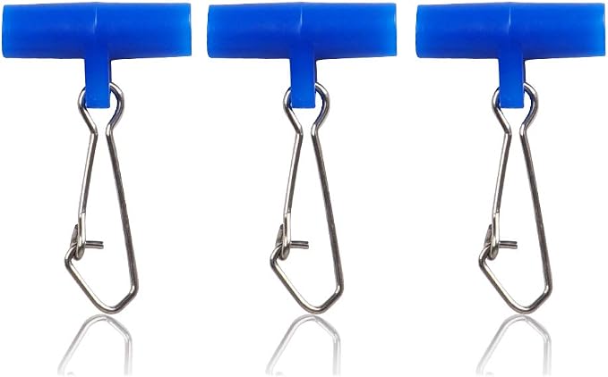 Dr.Fish Sinker Slides for Fishing, Sinker Weight Silder Line Slide Sleeve Swivel Duo Lock Snaps for Saltwater Surf Bottom Fishing Fish Fider Rig Catfish Rig