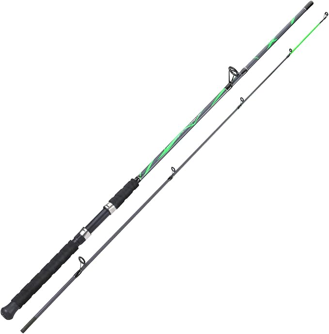Sougayilang Spinning Rods, Strong Carbon&Glass Composite Fishing Pole with Stainless Steel Line Guides for Catfish- 7'0"